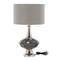 Silver Glass Traditional Table Lamp, 27" x 16" x 16"